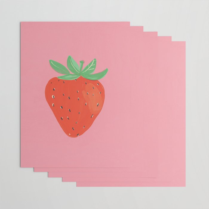 Sweet strawberry Wrapping Paper Gallery Image 3