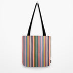 Muted Color Stripes of Joy Tote Bag Gallery Image 2
