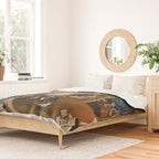 Visions of Hell by Heironymus Bosch Duvet Cover Gallery Image 2