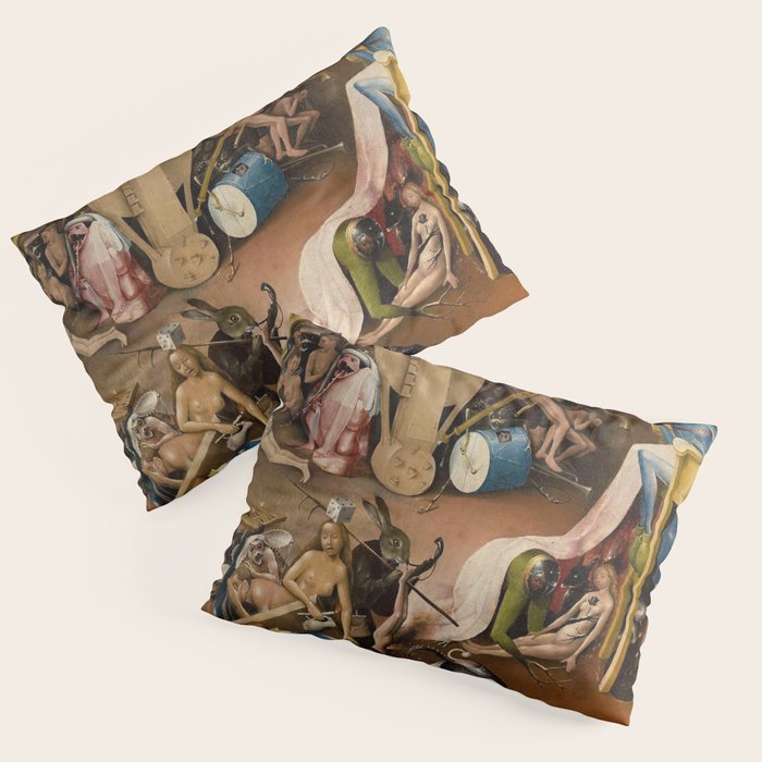Visions of Hell by Heironymus Bosch Pillow Sham Gallery Image 1