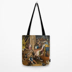 Visions of Hell by Heironymus Bosch Tote Bag Gallery Image 2
