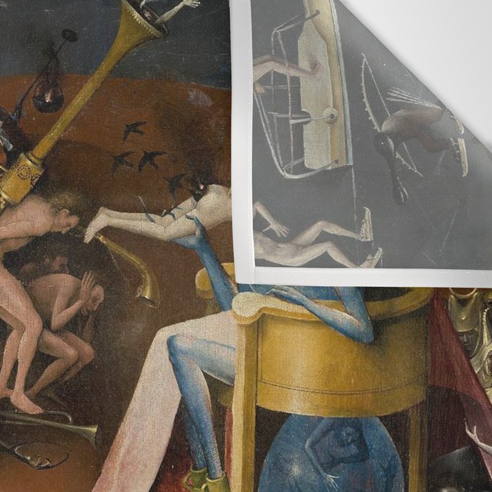 Visions of Hell by Heironymus Bosch Wall Tapestry Gallery Image 3