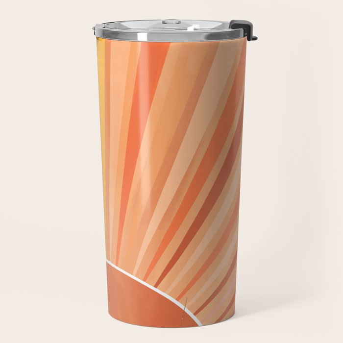Dessert Sunset Travel Mug Gallery Image 2