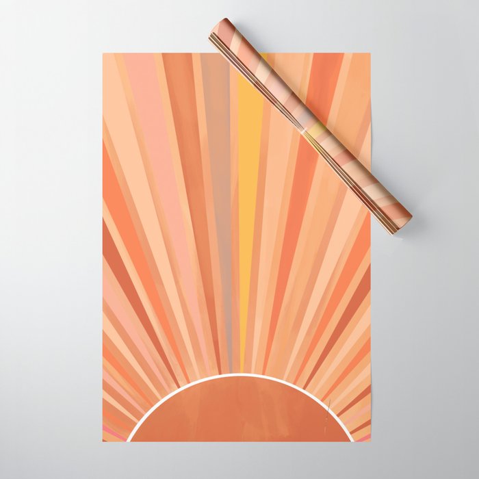 Dessert Sunset Wrapping Paper Gallery Image 1