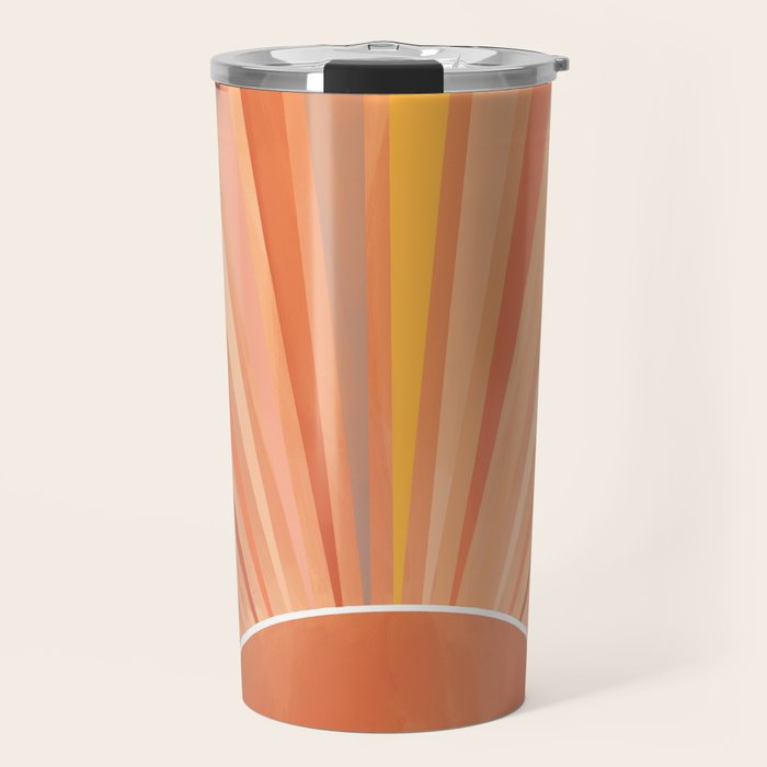 Dessert Sunset Travel Mug Gallery Image 1