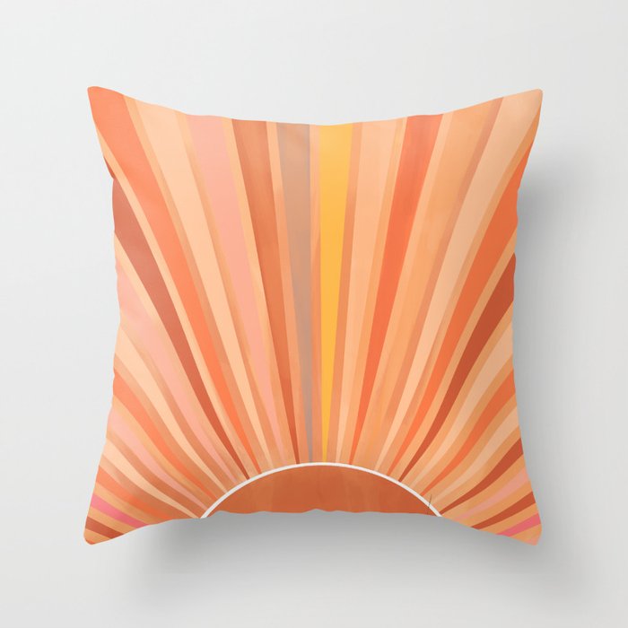Dessert Sunset Throw Pillow Gallery Image 6