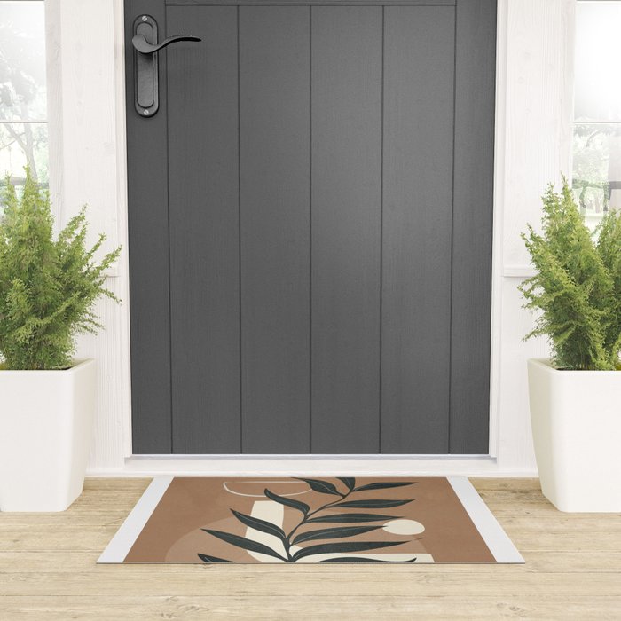 Leaf Design 1 Welcome Mat Gallery Image 3