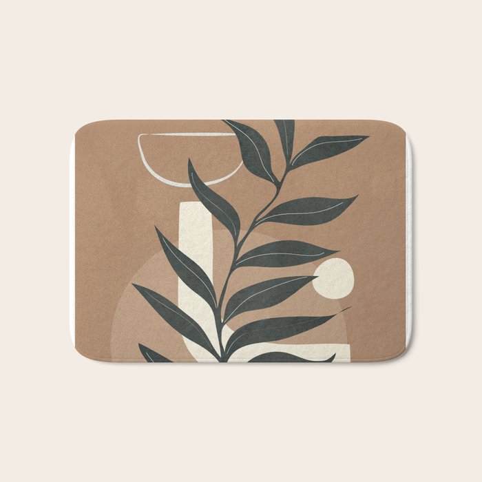 Leaf Design 1 Bath Mat Gallery Image 1