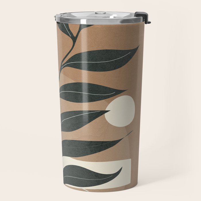 Leaf Design 1 Travel Mug Gallery Image 2