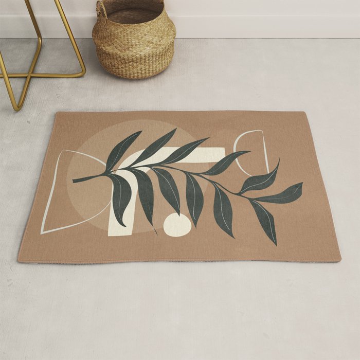 Leaf Design 1 Rug Gallery Image 1