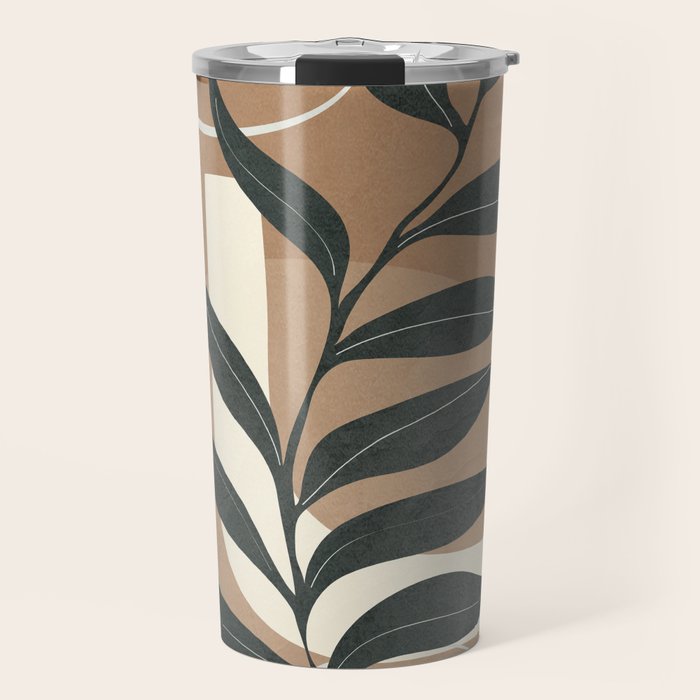 Leaf Design 1 Travel Mug Gallery Image 1