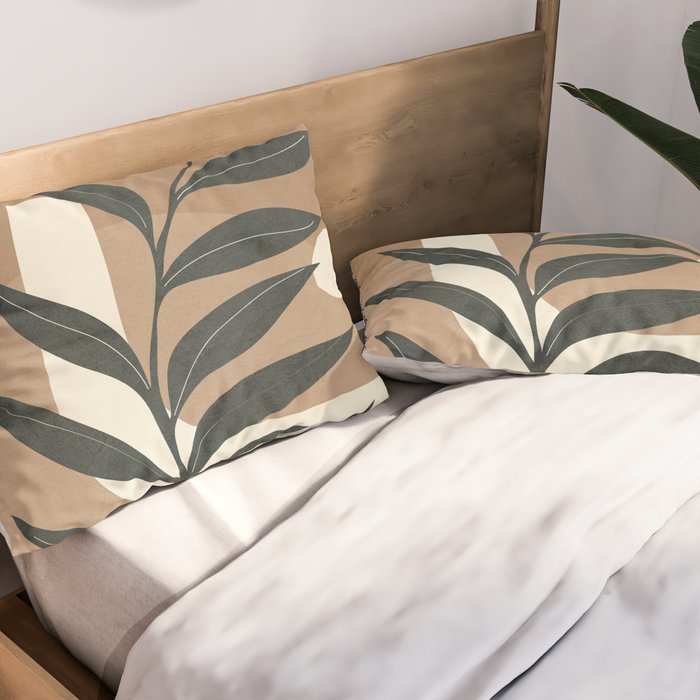 Leaf Design 1 Pillow Sham Gallery Image 2