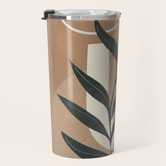 Leaf Design 1 Travel Mug Gallery Image 3