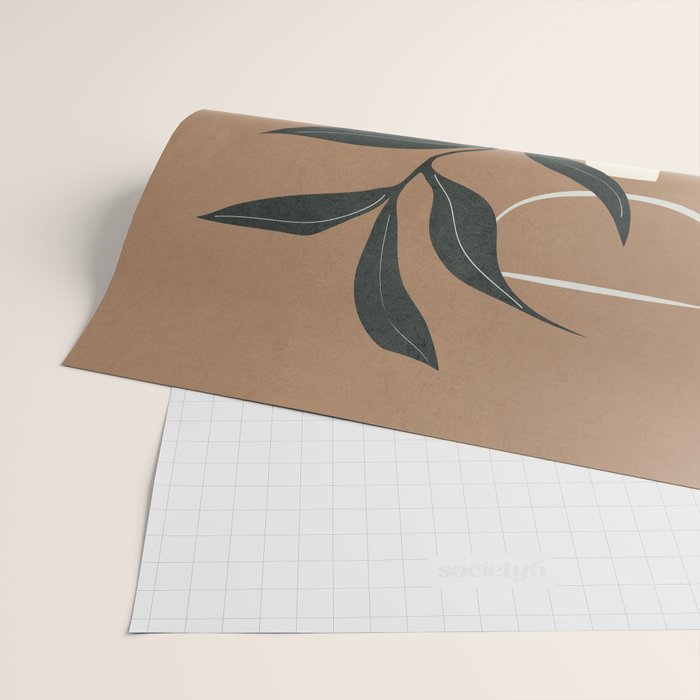 Leaf Design 1 Wrapping Paper Gallery Image 2