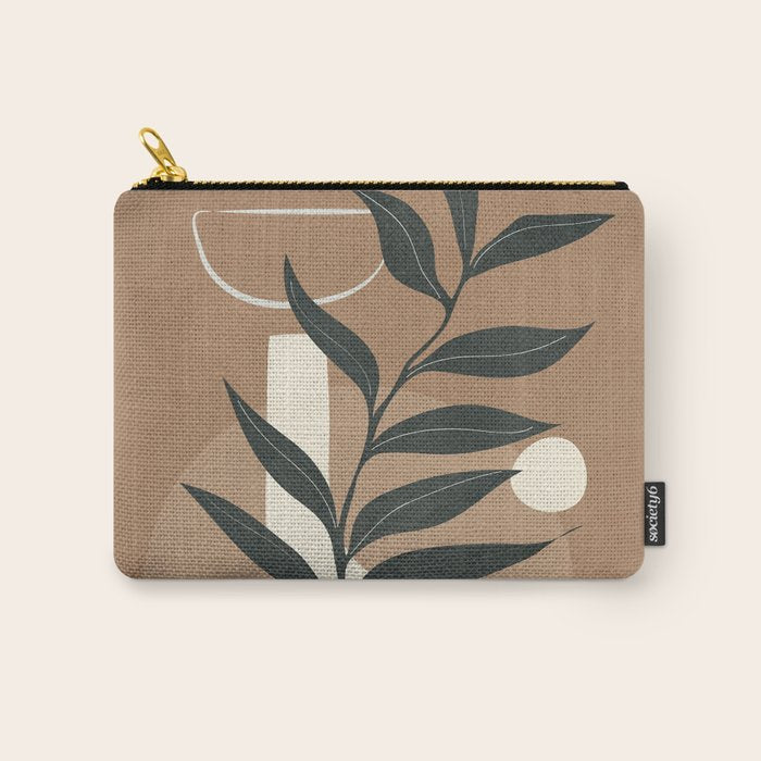 Leaf Design 1 Carry All Pouch Gallery Image 1