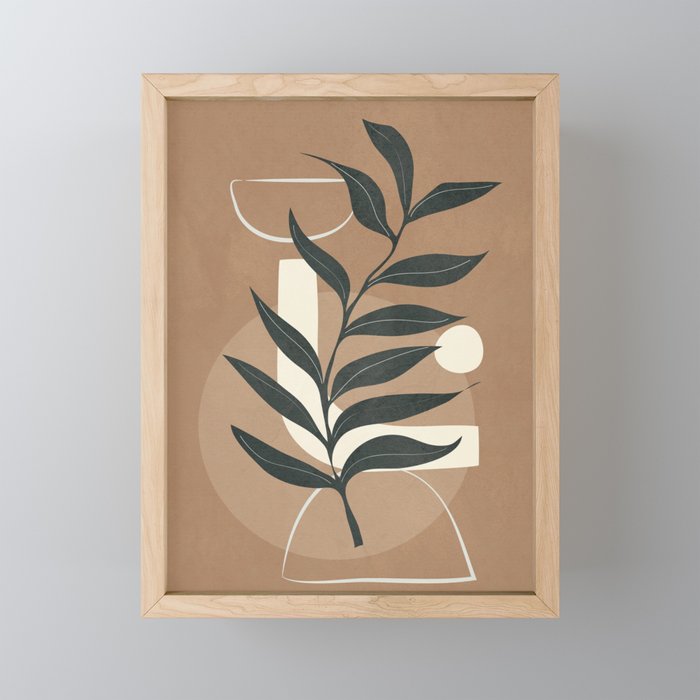 Leaf Design 1 Mini Art Print Gallery Image 1