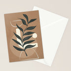Leaf Design 1 Stationery Card Gallery Image 2
