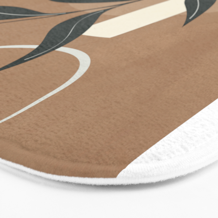 Leaf Design 1 Bath Mat Gallery Image 3