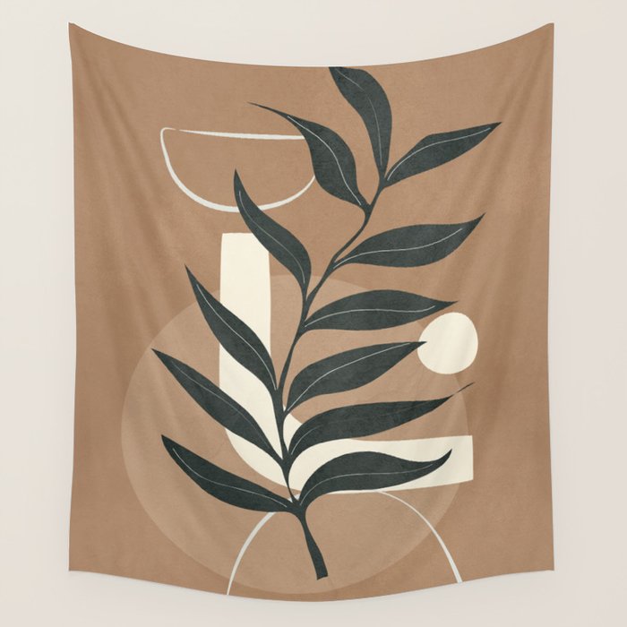 Leaf Design 1 Wall Tapestry Gallery Image 4