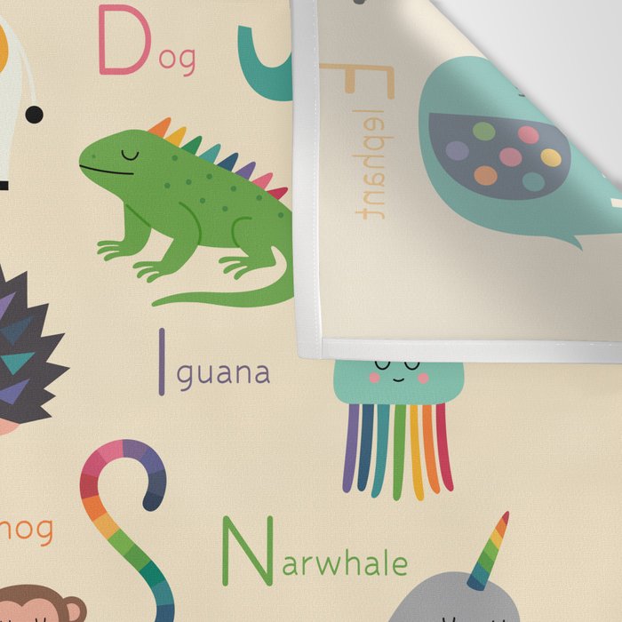Rainbow Zoo Wall Tapestry Gallery Image 3