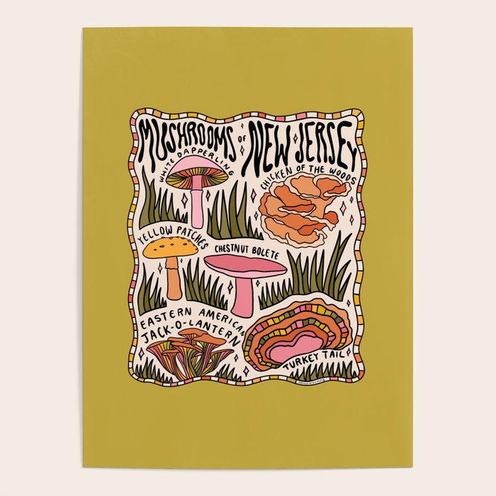 Mushrooms of New Jersey Poster Gallery Image 4