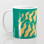 JAZZ FERNS 02 | Tropical Green & Casablanca Matisse Edition Coffee Mug Gallery Image 3
