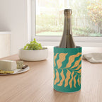JAZZ FERNS 02 | Tropical Green & Casablanca Matisse Edition Wine Chiller Gallery Image 4