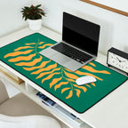 JAZZ FERNS 02 | Tropical Green & Casablanca Matisse Edition Desk Mat Gallery Image 2