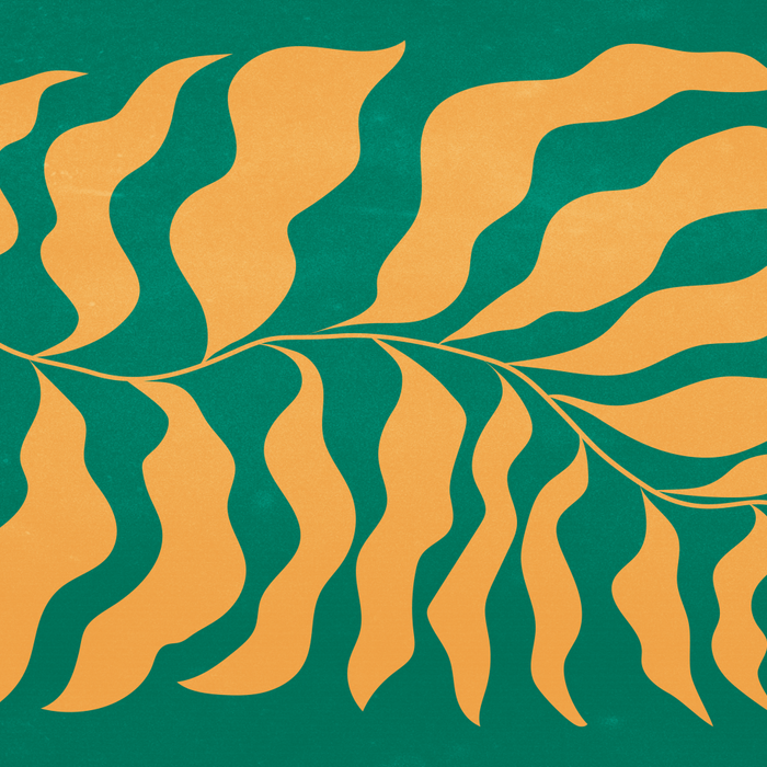 JAZZ FERNS 02 | Tropical Green & Casablanca Matisse Edition Coffee Mug Gallery Image 2