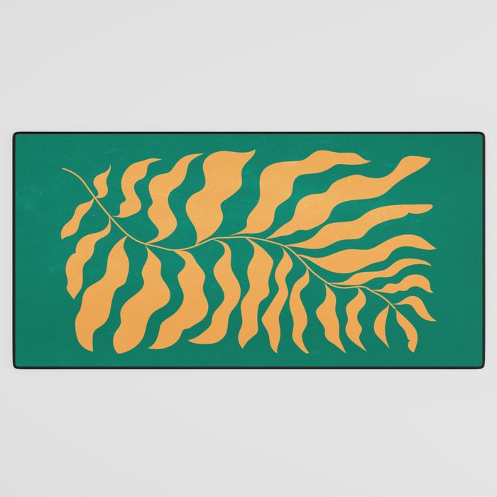 JAZZ FERNS 02 | Tropical Green & Casablanca Matisse Edition Desk Mat Gallery Image 3