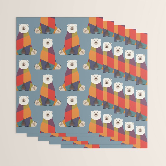 Polar Bear Wrapping Paper Gallery Image 3