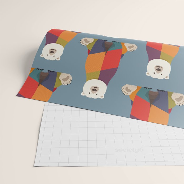 Polar Bear Wrapping Paper Gallery Image 2