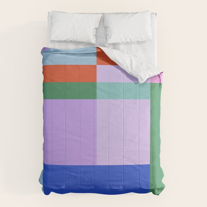 Color Block Check - bold Comforter Gallery Image 6
