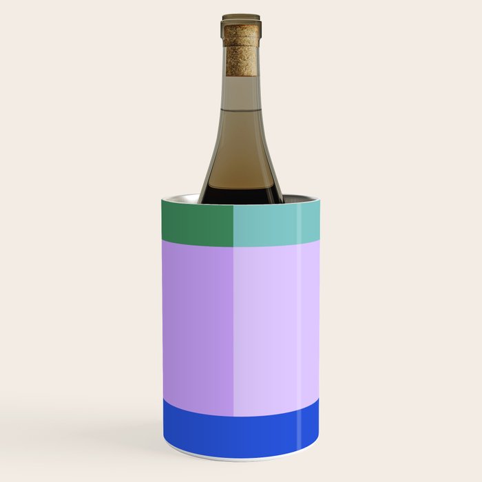 Color Block Check - bold Wine Chiller Gallery Image 1