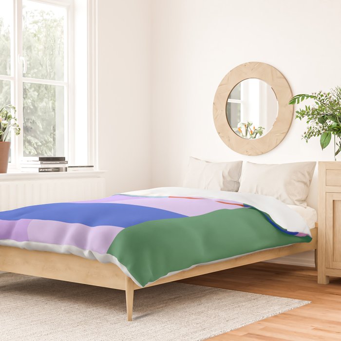 Color Block Check - bold Duvet Cover Gallery Image 2