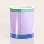 Color Block Check - bold Coffee Mug Gallery Image 4