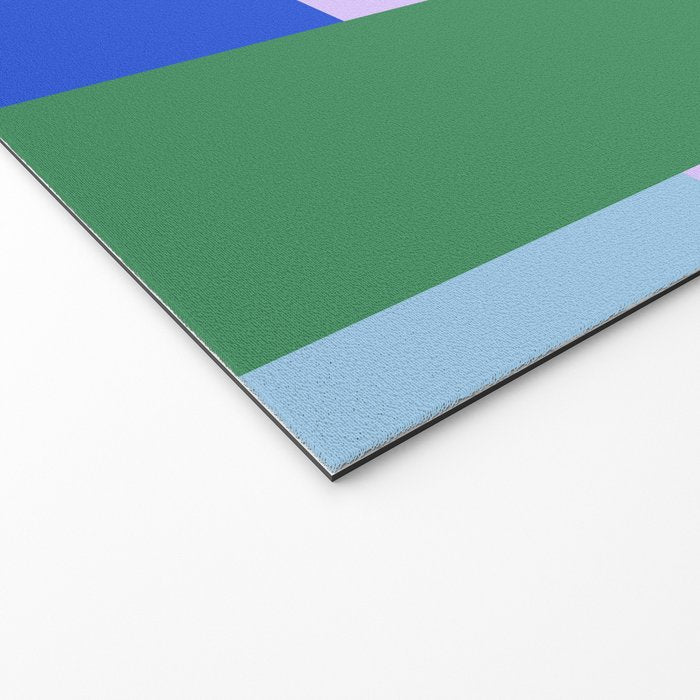 Color Block Check - bold Welcome Mat Gallery Image 2
