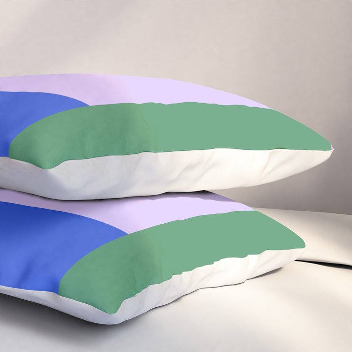 Color Block Check - bold Pillow Sham Gallery Image 3
