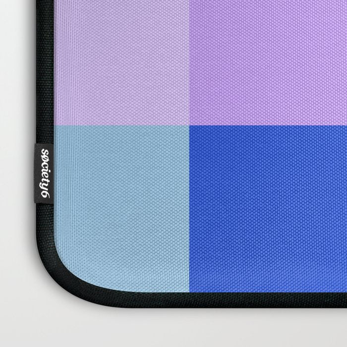 Color Block Check - bold Laptop Sleeve Gallery Image 3