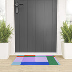 Color Block Check - bold Welcome Mat Gallery Image 3
