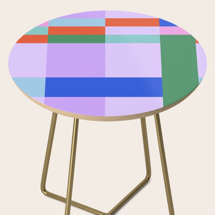 Color Block Check - bold Side Table Gallery Image 2