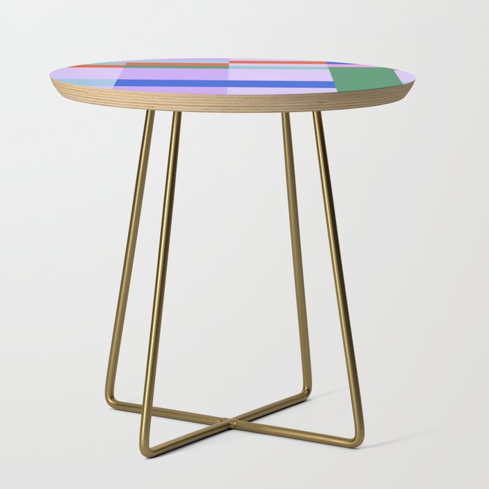 Color Block Check - bold Side Table Gallery Image 1