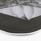 Snowbird, The Magic Garden of Nature, autumn blossom black and white photograph by Karl Blossfeldt Bath Mat Gallery Image 3