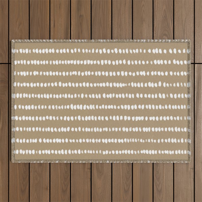 Simple Hand Drawn Pattern #10 Outdoor Rug Gallery Image 1