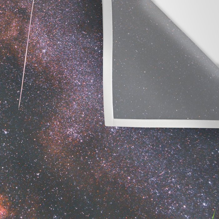 Mount Rainier Under Shooting Stars Wall Tapestry Gallery Image 3