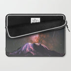 Mount Rainier Under Shooting Stars Laptop Sleeve Gallery Image 2