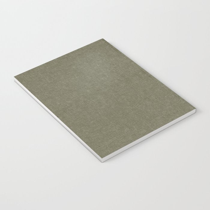 solid woven - dark sage Notebook Gallery Image 3