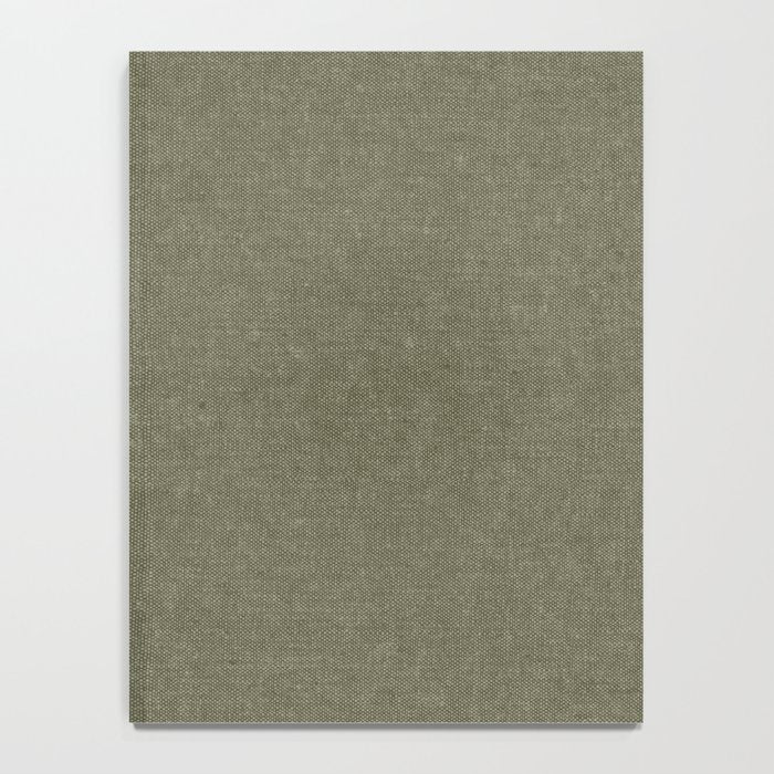 solid woven - dark sage Notebook Gallery Image 4