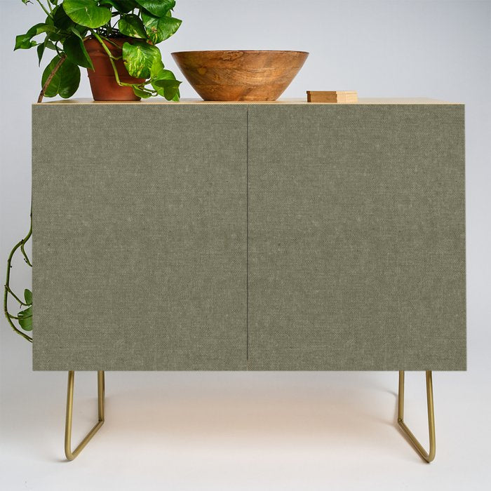solid woven - dark sage Credenza Gallery Image 1