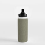 solid woven - dark sage Water Bottle Gallery Image 2